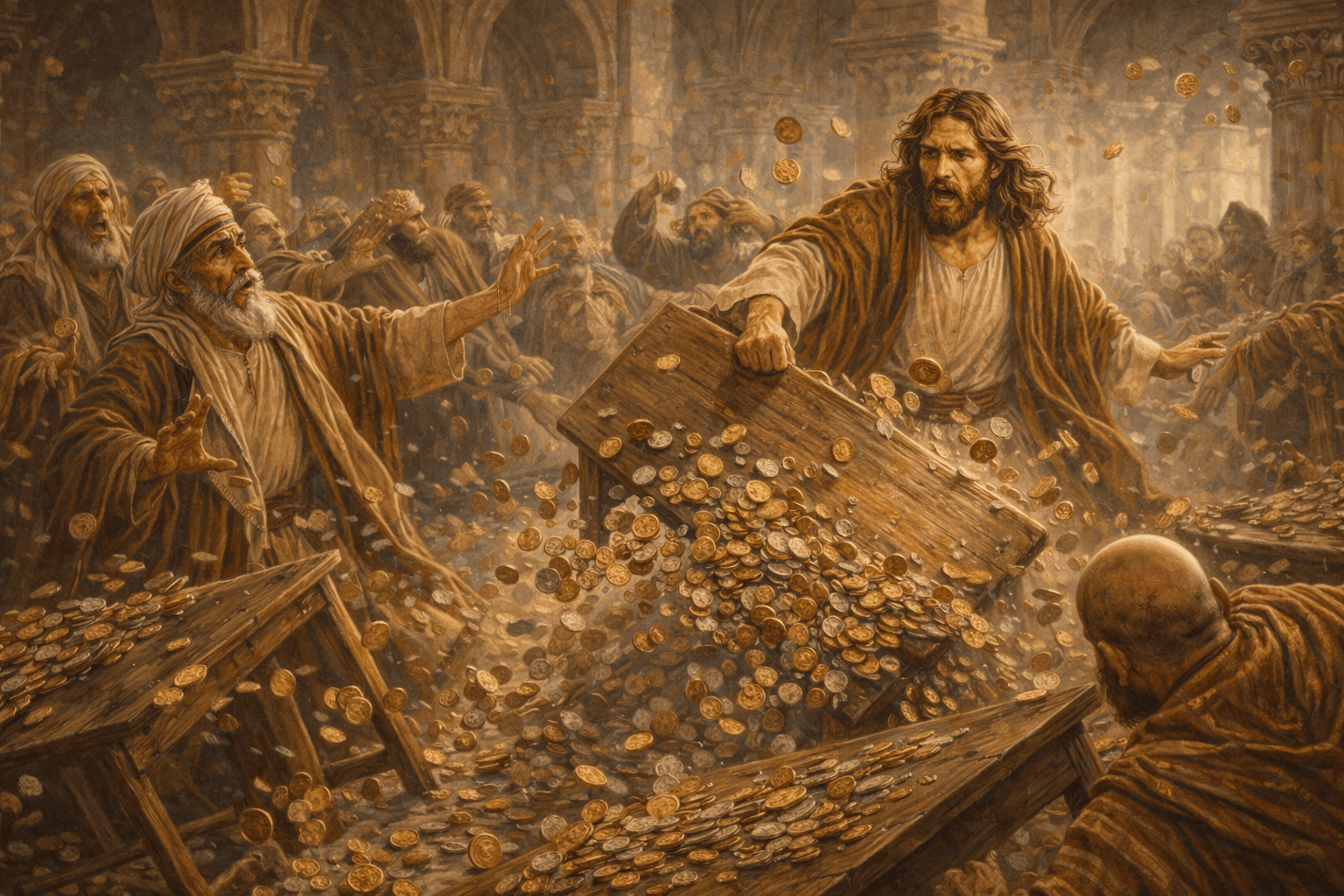 Ilustración que muestra diversas arquitecturas de iglesias cristianas.
